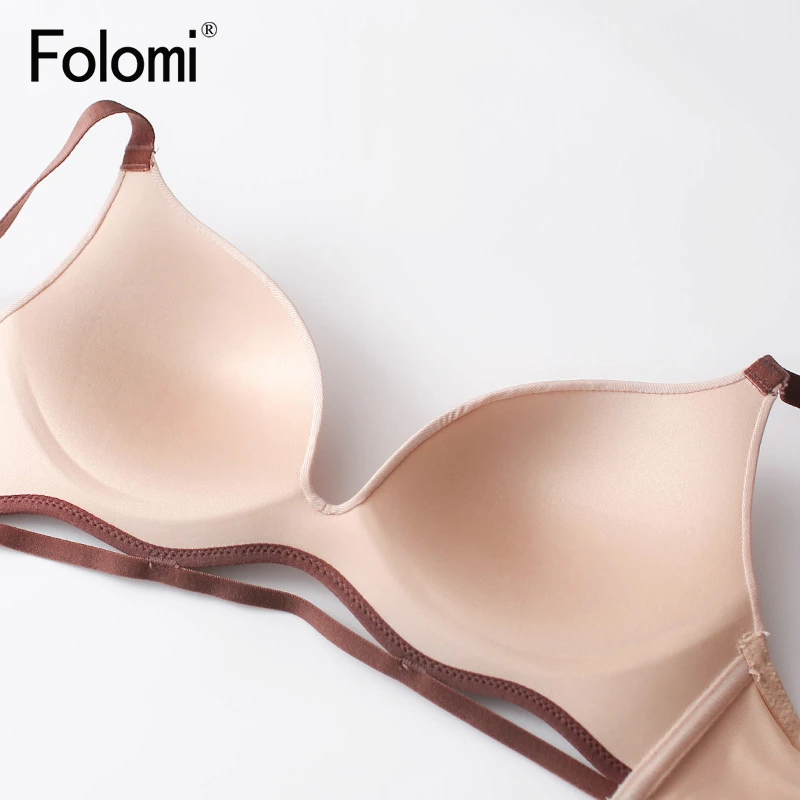 Бюстгальтер женский бесшовный пуш-ап без косточек тонкий пикантное нижнее белье
