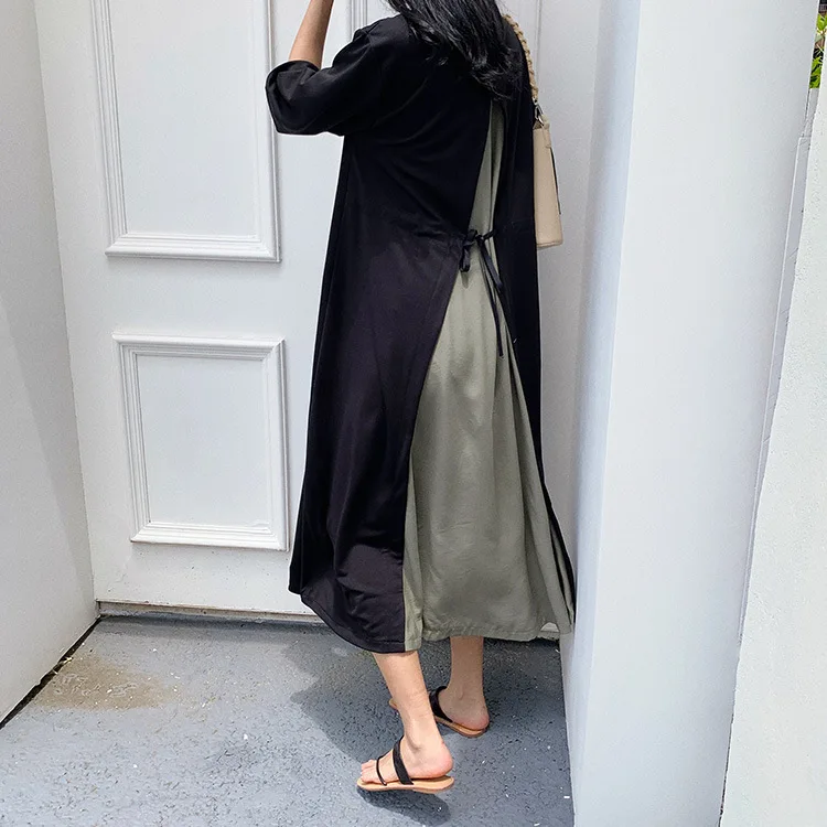 HEROOTD 2021 новые модные повседневные свободные женские длинные летние платья с