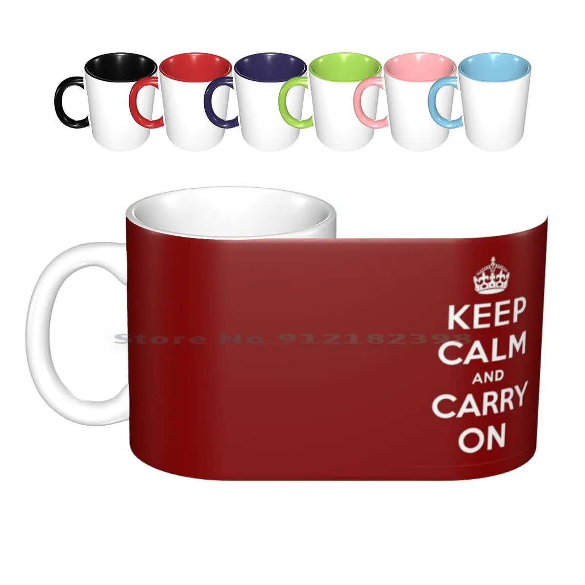 S Coffee Cups Milk Tea Mug Keep Calm And Carry On Carry On K