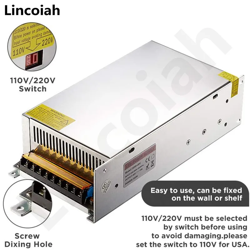 1200W 60 V 20A драйвер импульсного источника питания Трансформаторы 220V 110V AC to DC60V smps Volt