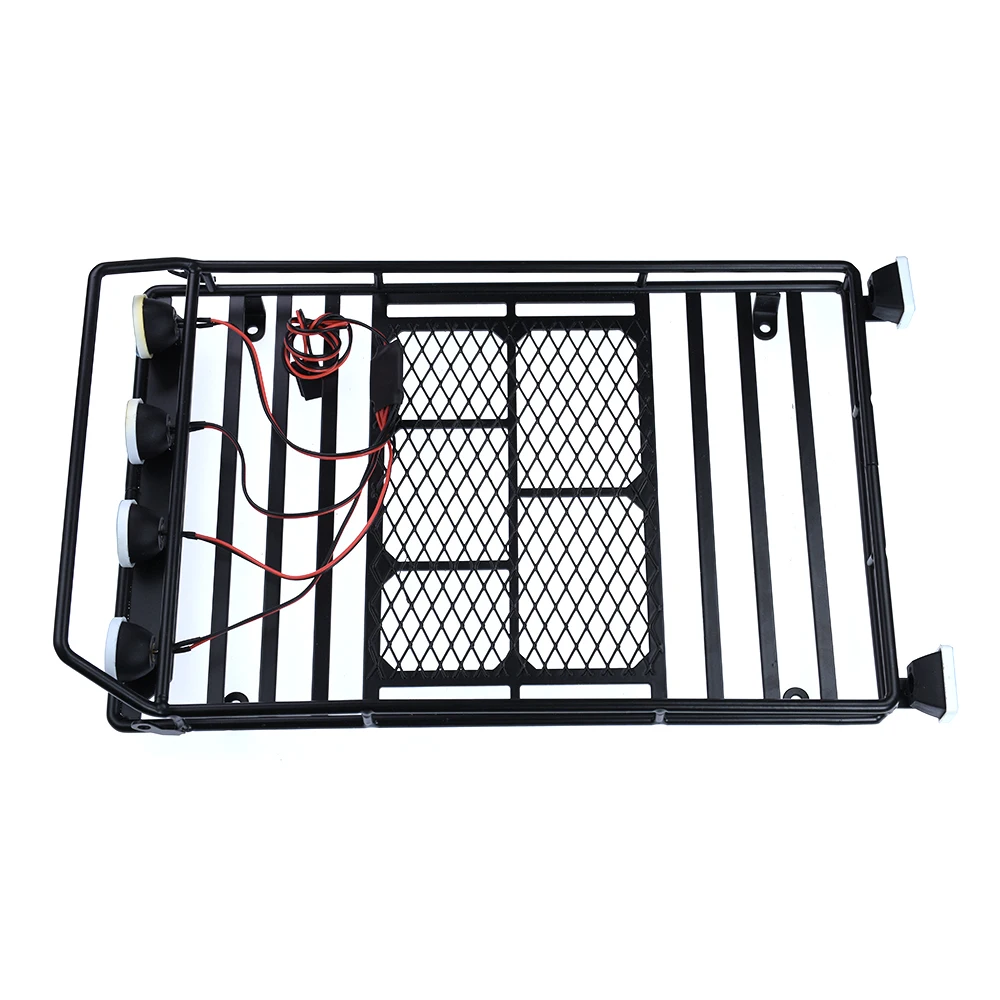 Металлический Багажник на крыше светодиодный светильник для 1/10 RC Гусеничный Trx4