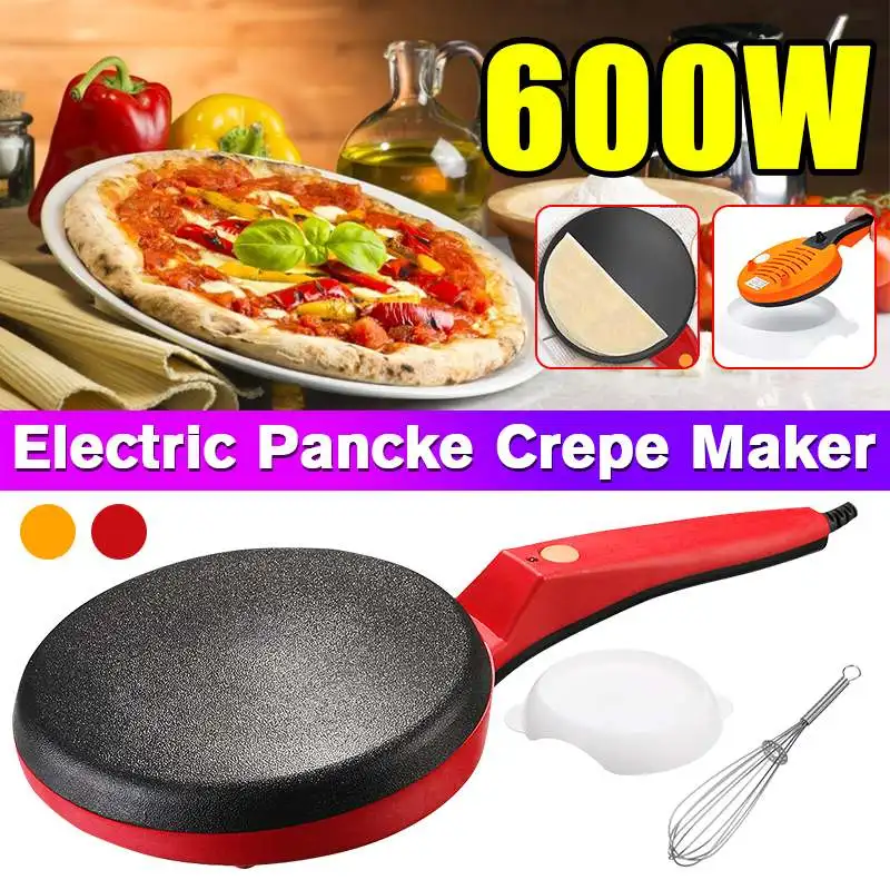 

Electric Crepe Maker Pizza Pancake Machine Non-Stick Griddle Baking Pan Cake Machine Kitchen Cooking Tools 220V