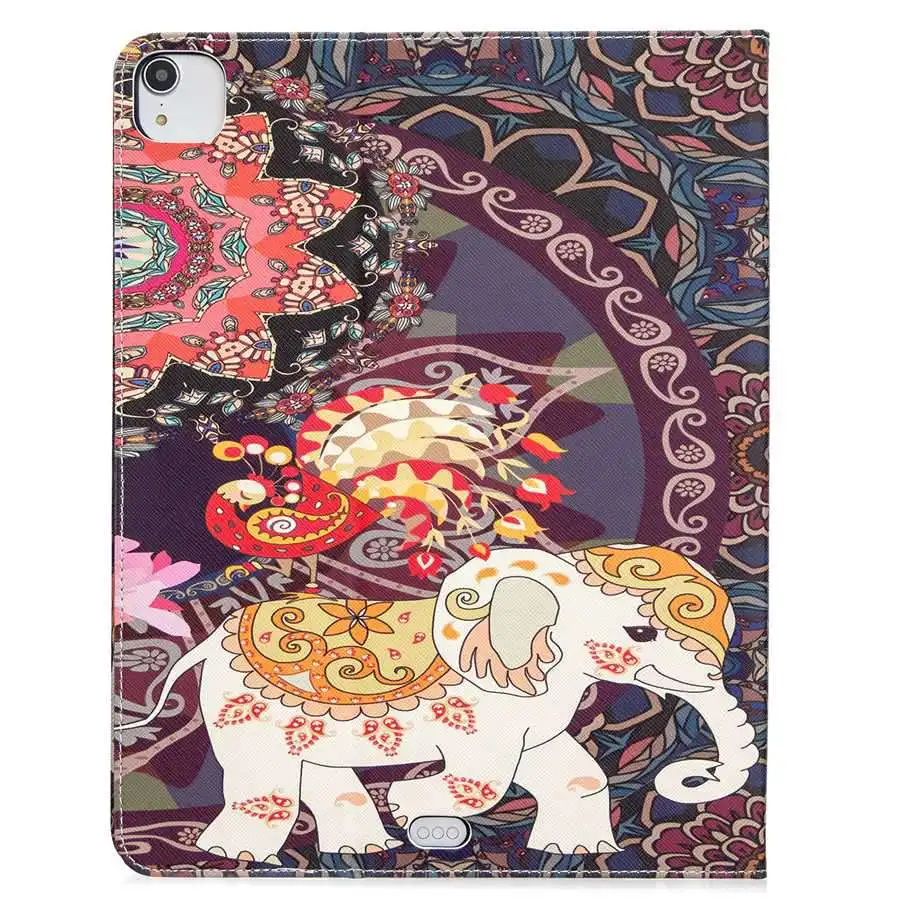 For Apple iPad Pro 11 (2020) Flip Cover for (11-inch 2nd generation) Fashion Cartoon Painted Leather Case + film Pen | Компьютеры и
