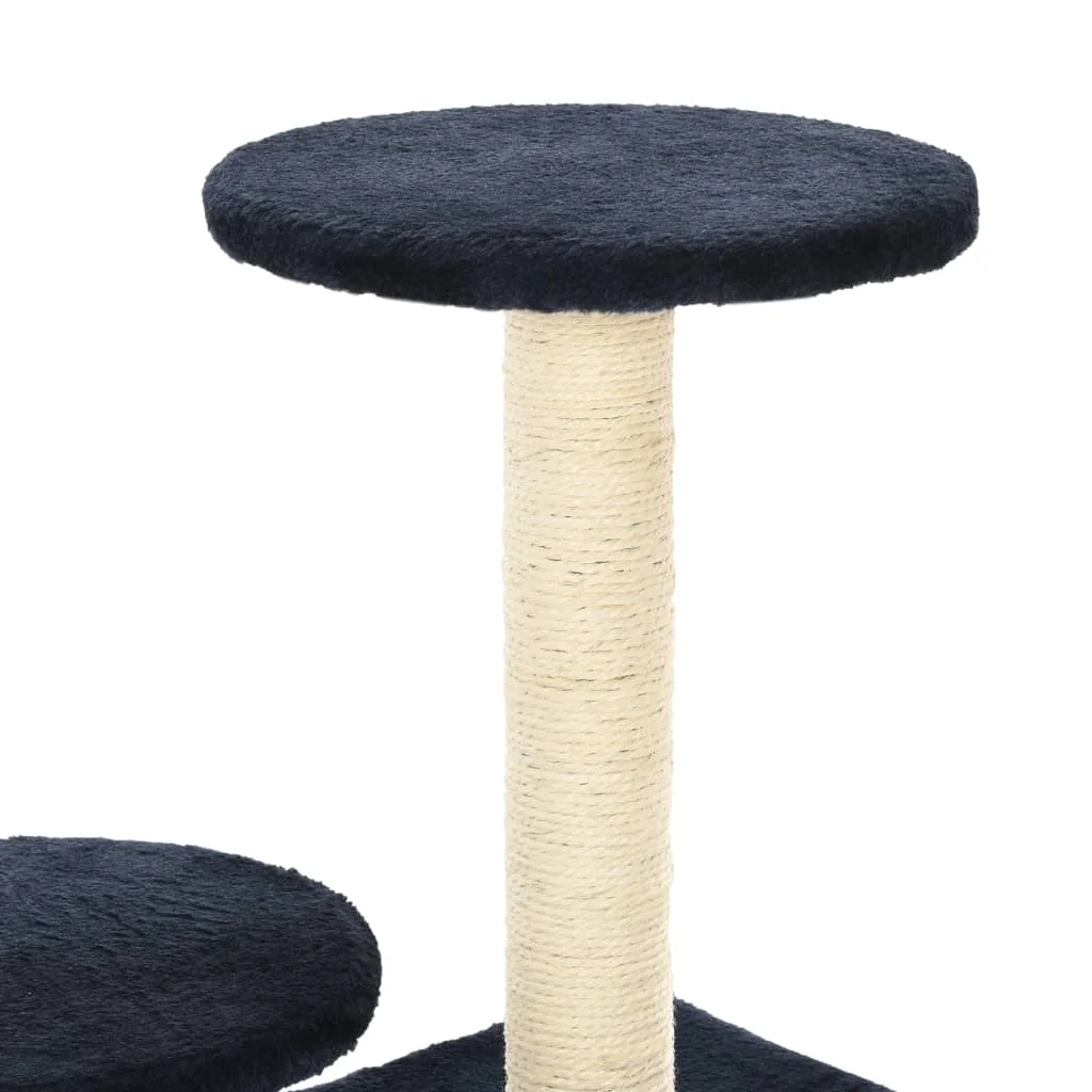 VidaXL Rascador para gatos con poste de sisal 60 см azul oscuro|Мебель и когтеточки| |