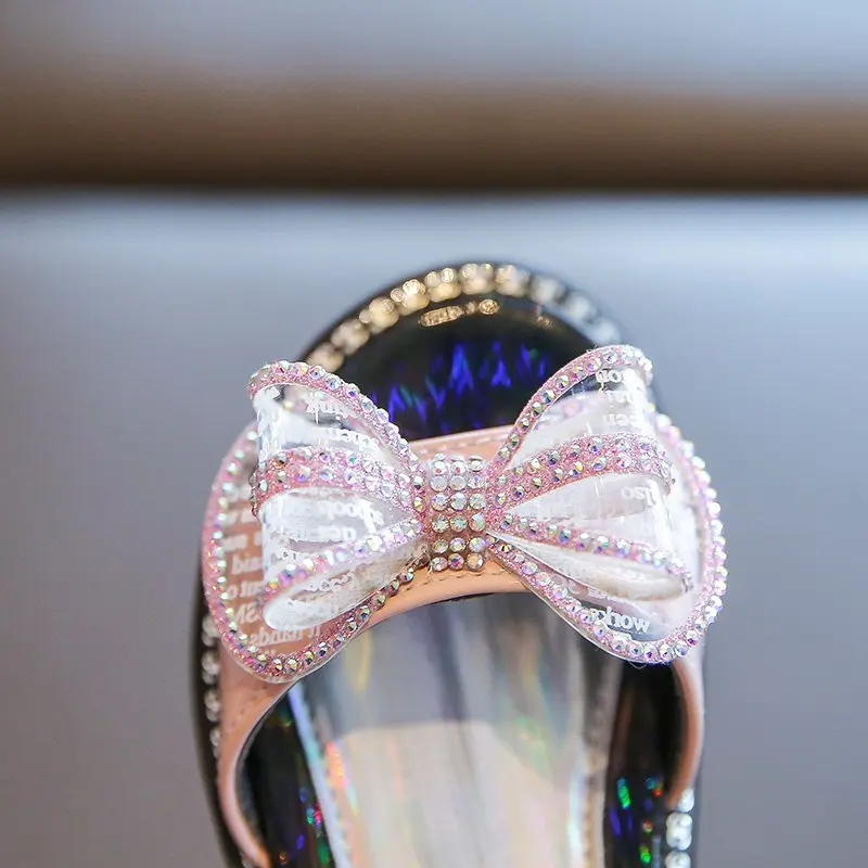 Сандалии для девочек со стразами новинка 2020 корейские летние детские пляжные