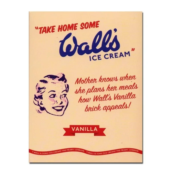 

Vintage Retro Ice-Cream Tin Sign Metal Sign TIN Sign