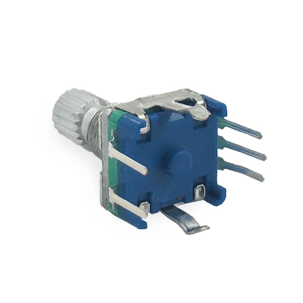 MCIGICM 5 шт. Поворотный энкодер, переключатель кода/EC11/аудио цифровой потенциометр, с переключателем, 5Pin, Длина ручки 15 мм