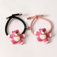 strawberry bear cute cartoon couple magnetic suction bracelet original design personalized friend wrist rope hair accessories