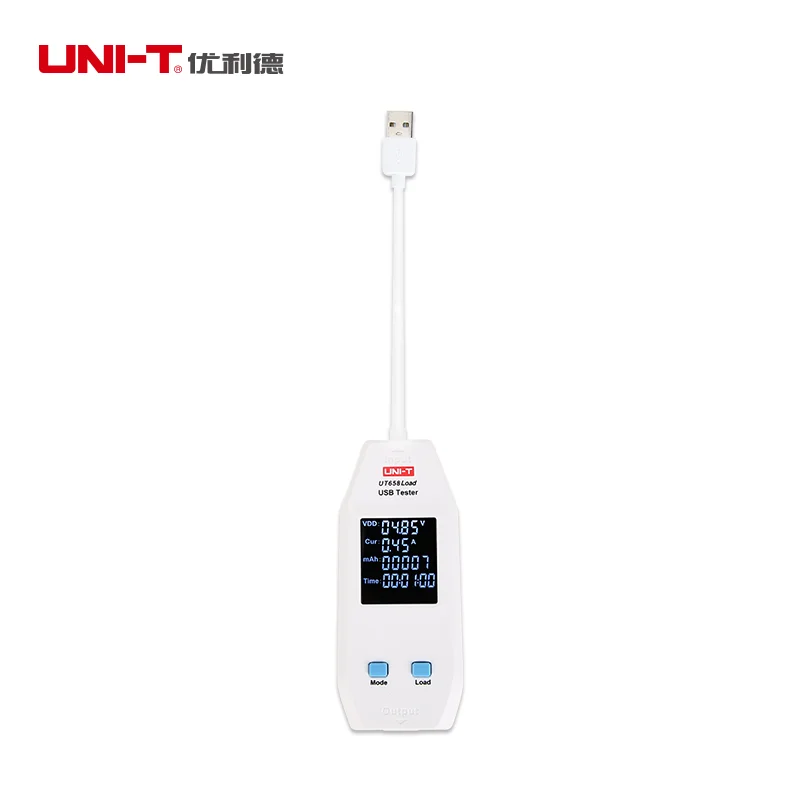 UNI-T USB Tester UT658A/UT658C/UT658Dual; 3C Product Voltage/ Current/Battery/Capacity Charge Quality Tester - Цвет: UT658Load