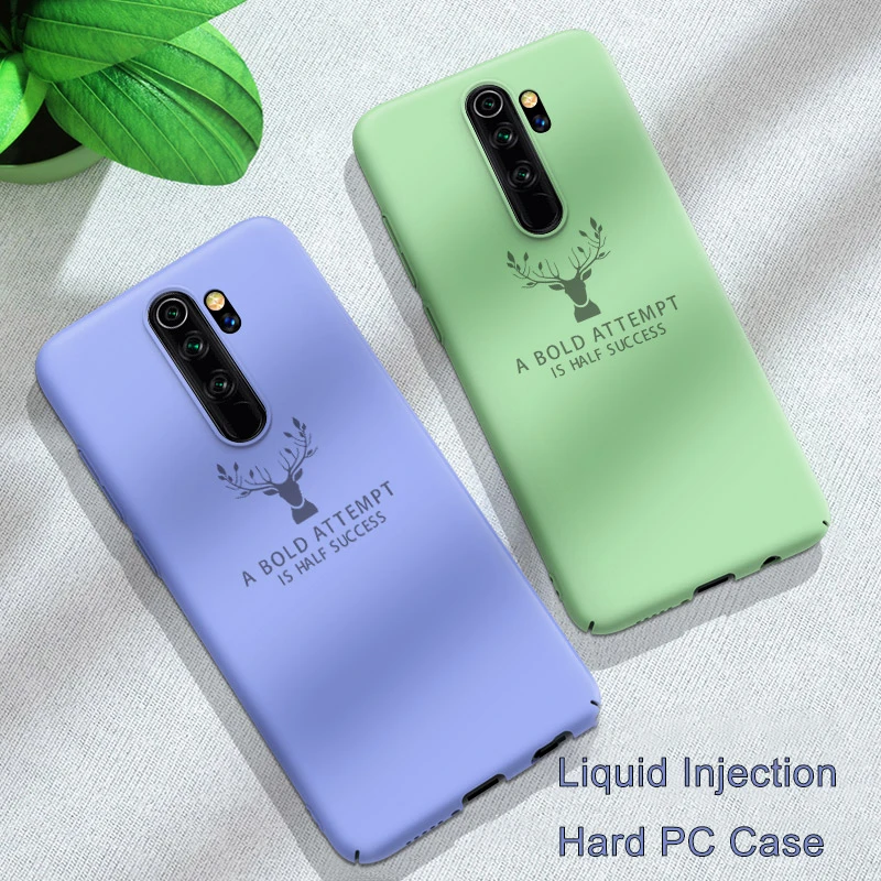 Для Redmi Note 8 Pro чехол Роскошный жидкий впрыск приятный на ощупь полный Чехол
