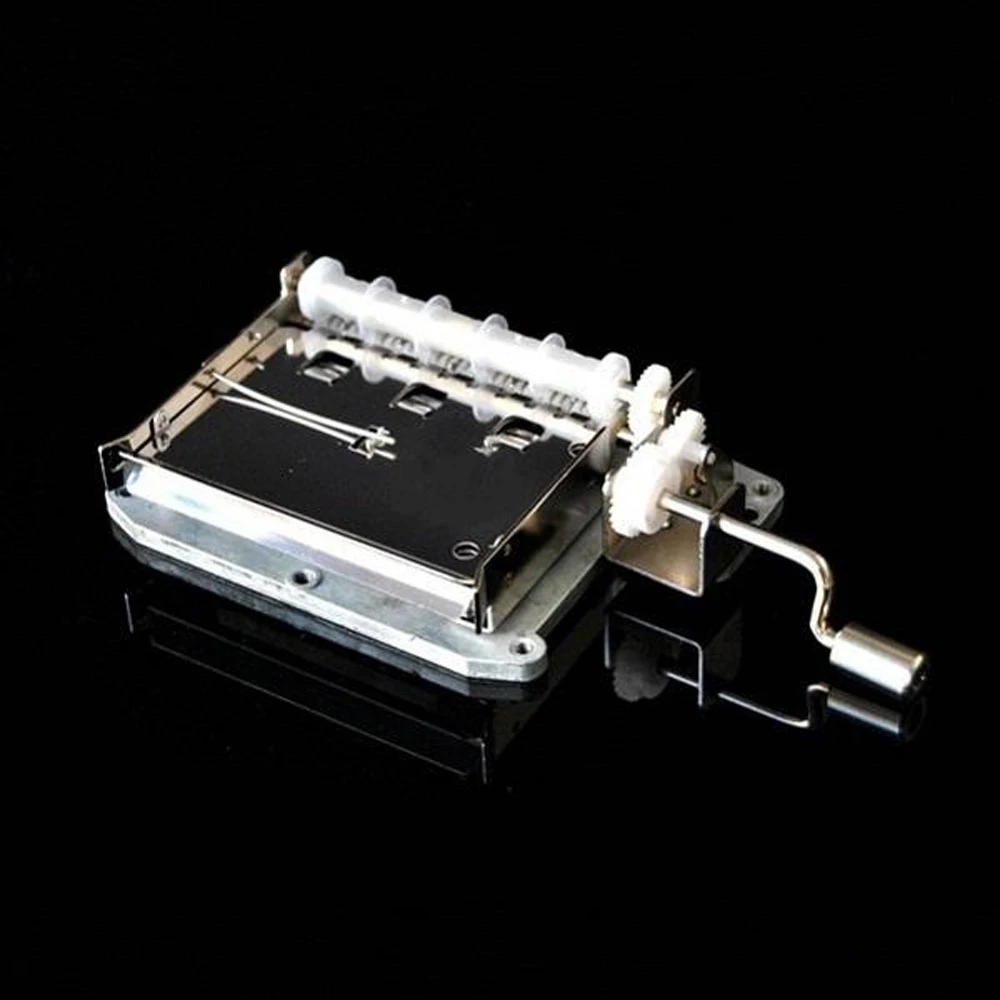 

30 Note Tapes Hand Crank Music Mechanical Musical Box with Hole Puncher 3 Strips Tapes DIY Wooden Music Boxes