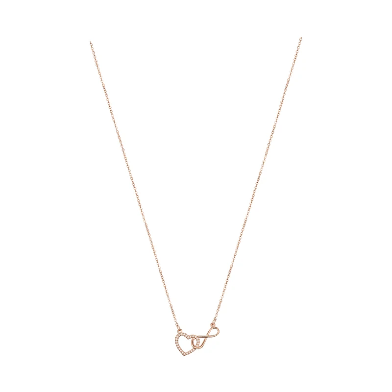 Xinwei wholesale Small love necklace female hollow heart pendant clavicle chain simple ins cold lover gift | Украшения и