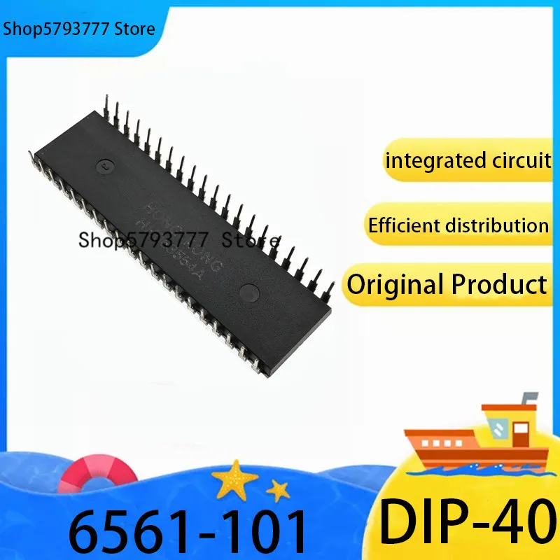 1 шт. новый оригинальный подлинный 6561-101 DIP-40 6561 DIP40 |