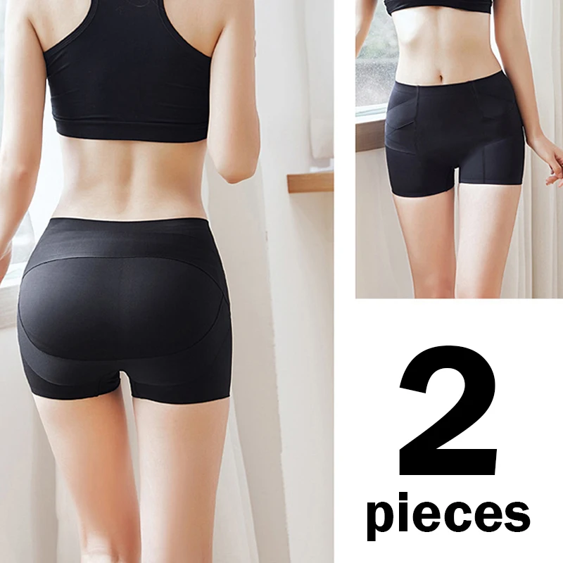 

SofbeauForY 2pcs/set Hip Pelvis Correction Abdomen Pants Lifting Buttocks Buttocks Hip Closure Safety Pants & Panty In One