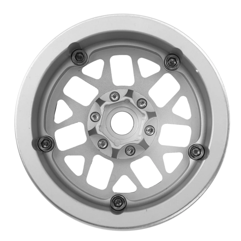 

4PCS CNC Metal 2.2 Beadlock Wheel Rim Hub for 1/10 RC Crawler Car Axial SCX10 Wraith RR10 Traxxas TRX4 TRX6