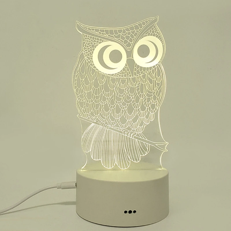 

Handmade LED Light 3D Crystals Glass Resin Art Dispaly Base Ornament Lamp Stand