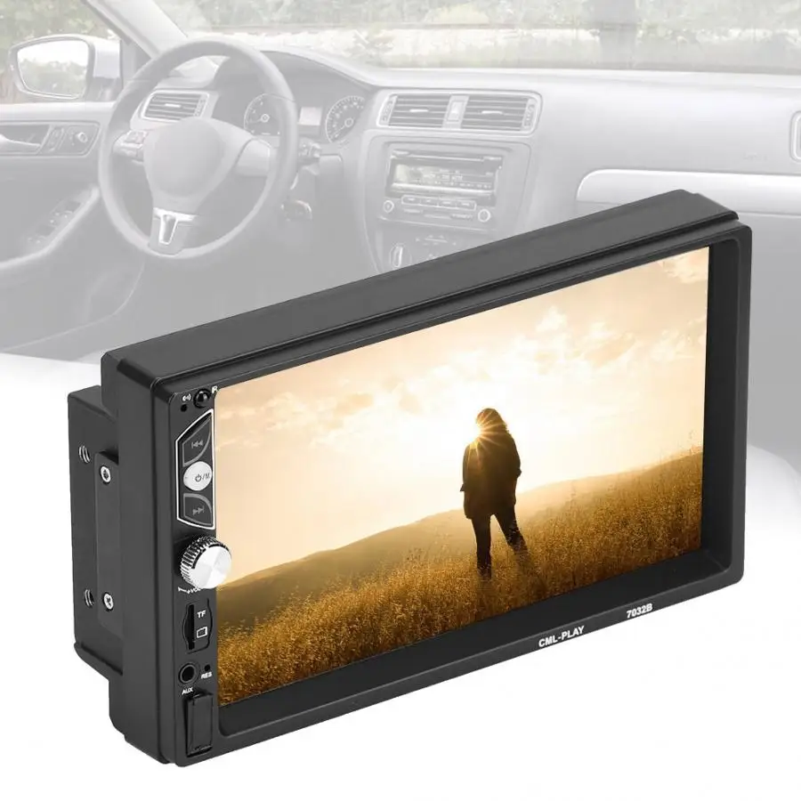 2Din автомобильный Bluetooth Hands-free Радио стерео музыка Hifi MP5 плеер oto teypleri 7 дюймов экран двойной araba aksesuar