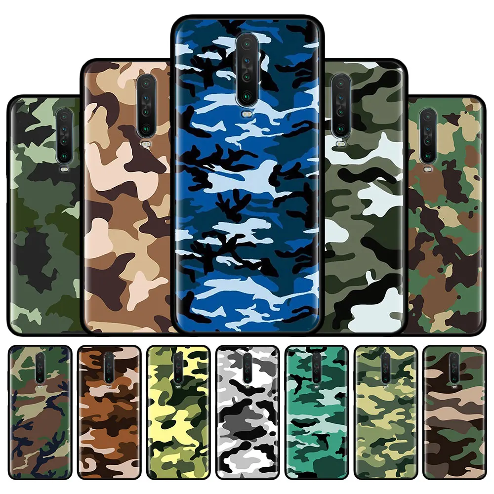 

Camouflage Camo Army Phone Case For Xiaomi Redmi 9 8 8A 7 7A 6 6A 9A 9C K20 Note 8 Pro 8T 9S 9 Pro Max Soft Silicone Back Cover