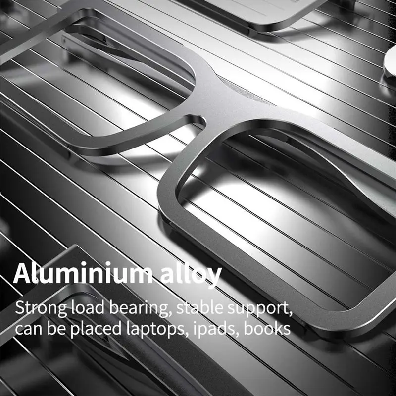

Foldable Laptop Gles Holder Ergonomic Aluminum Alloy Stand Mount for Pro Air Xiaomi 10-15.6 Inch Laptop PC