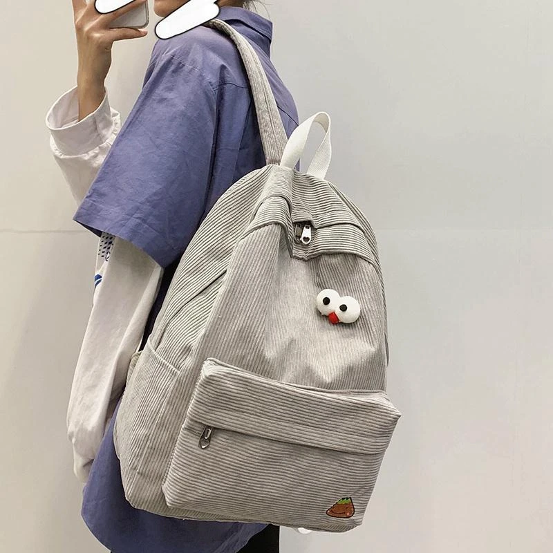 Школьный рюкзак Вельветовая сумка | Багаж и сумки