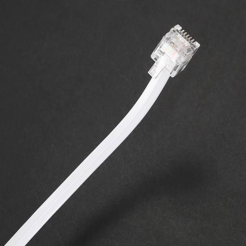 Кабель-адаптер для телефона с разъемами RJ11 Папа-папа длина 10 футов белый | Сетевые