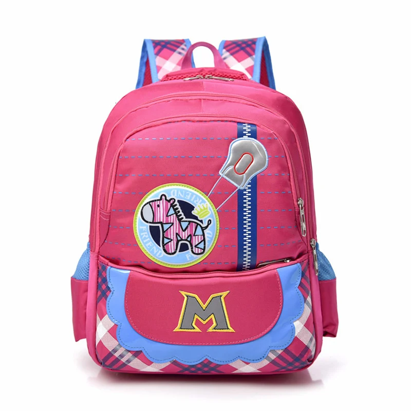 Waterproof child school bags for boys girls High quality wear-resistant nylon backpacks School backpack suitable for grades 1-2