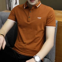 2022 summer polo shirt men plus size s 6xl cotton slim short sleeve tee shirt breathable polo jerseys golftennis preppy style