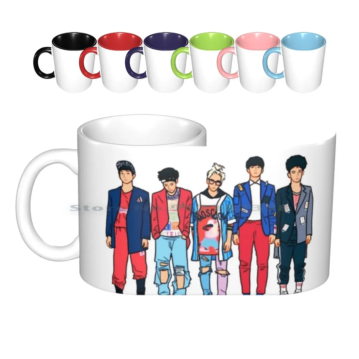 

Shinee-Married To The Music Ceramic Mugs Coffee Cups Milk Tea Mug Shinee Shawol Taemin Lee Taemin Onew Minho Choi Minho Key