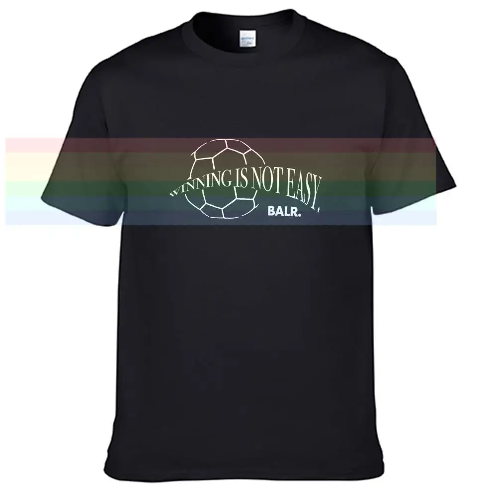 

BALRs Tshirt Logo Mens Soccor Top Football Print T Shirt Popular Shirt Cotton Tees Amazing Short Sleeve Unique unisex Tops N052