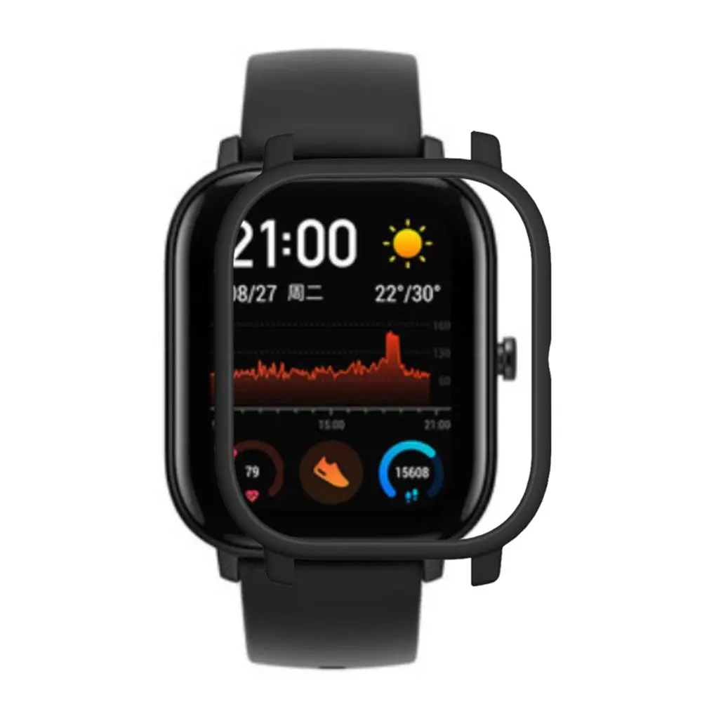 Защитный чехол для умных часов Amazfit GTS из поликарбоната защитная рамка умные