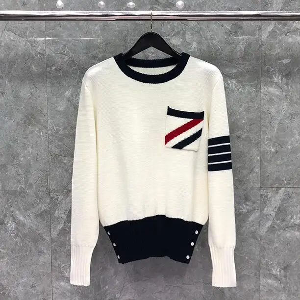 2021 модные брендовые свитера мужские облегающие пуловеры с круглым вырезом