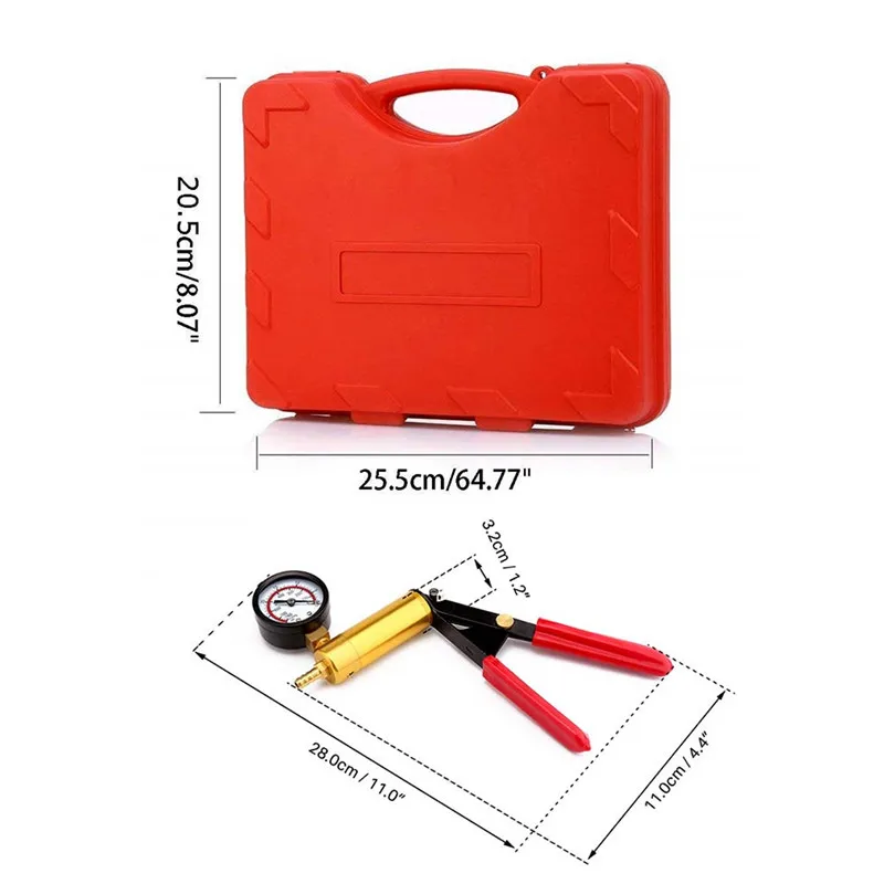 Ручной вакуумный пистолет насос тестер DIY Автомобильный сливной аппарат для