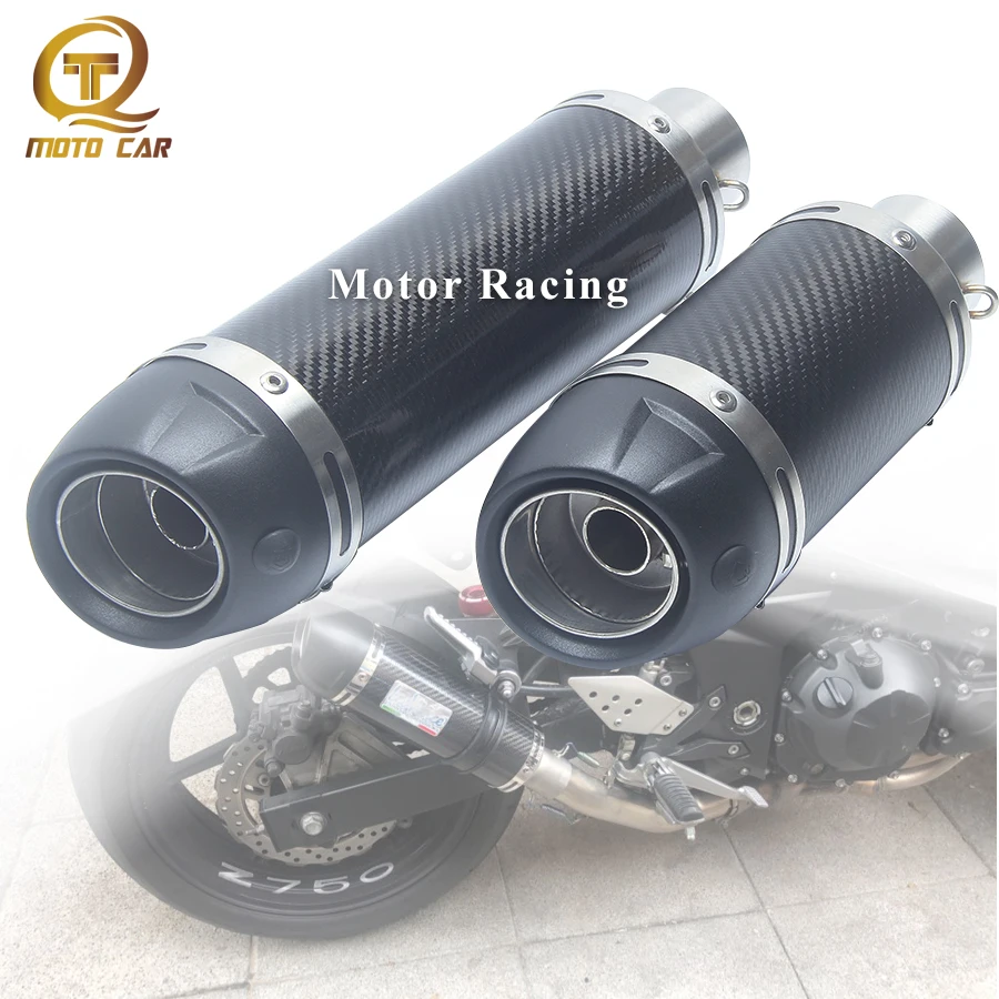 Глушитель для мотоцикла Escape 51 дБ выхлопная труба из углеродного волокна MT09 MT07 MT05