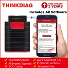 ThinkDiag полная система OBDII Bluetooth сканер диагностический инструмент Бесплатное обновление 2 года OBD2 код ридер 15 сброс услуги с демонстрацией