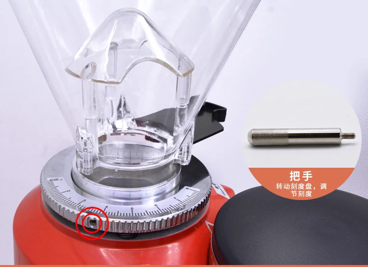 Electric coffee grinder 1.5L Burr Mill silver red black household Automatic beans grinding machine 360W 110V 220V | Бытовая техника