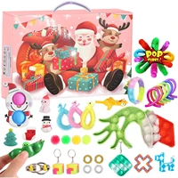 xmas gift pops fidget toys set advent calendar 2021 christmas countdown calendar its push stress relief for children and adults