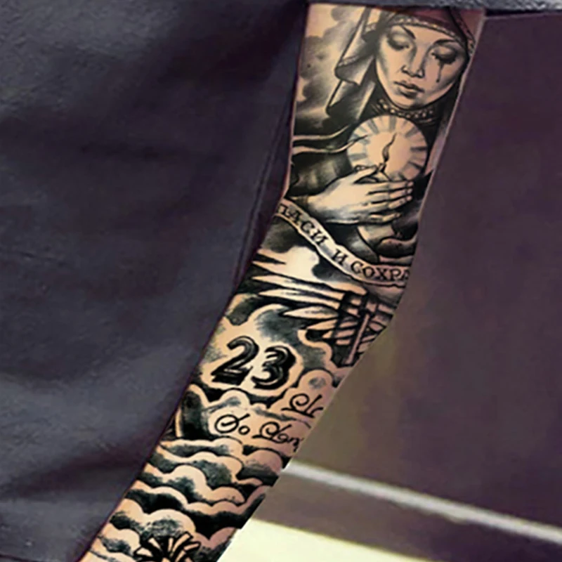 40 стилей водостойкая наклейка на всю руку Нетоксичная безопасная легко