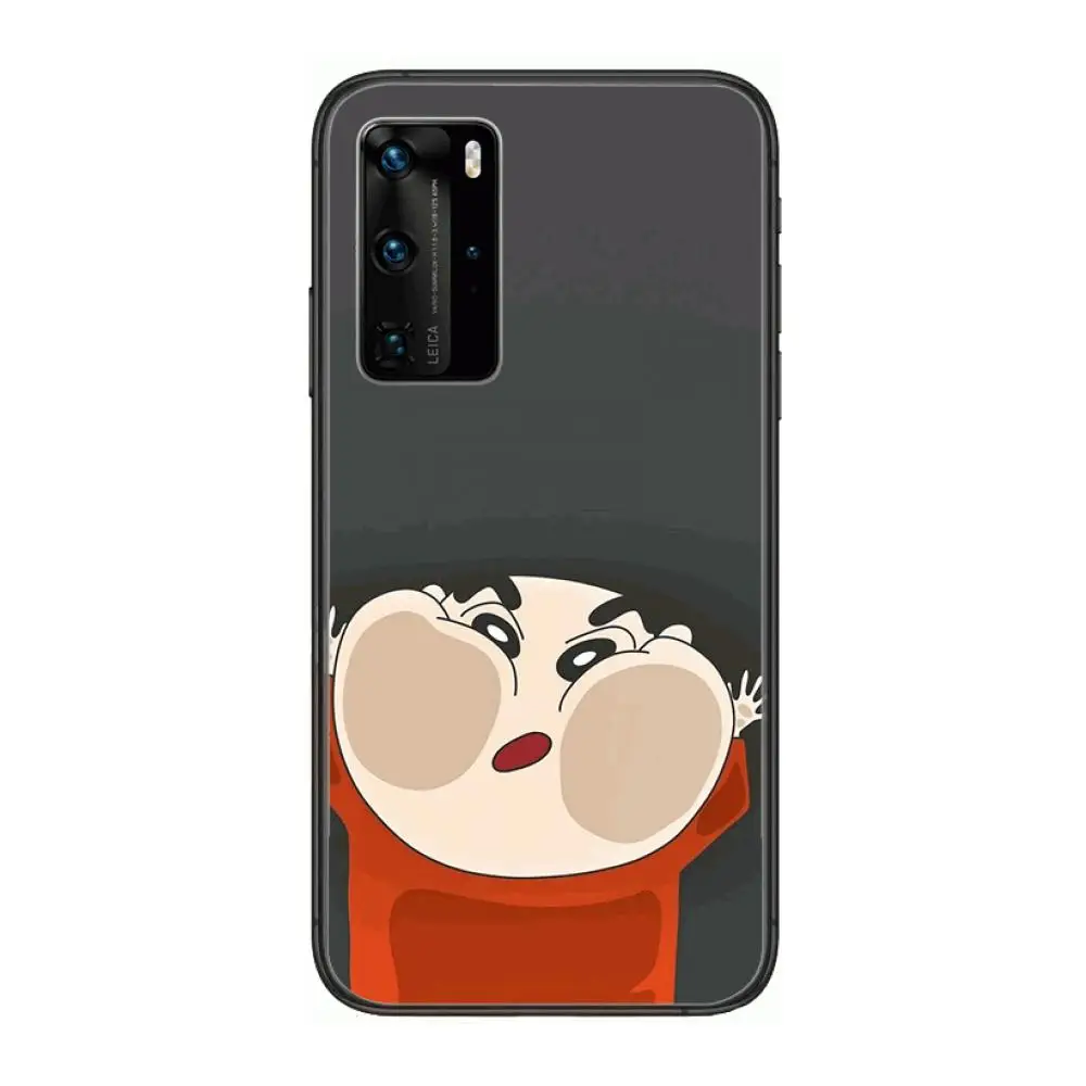 

Boutique Cute Boy Phone Case For Huawei P 40 30 20 10 9 8 Lite E Pro Plus Black Etui Coque Painting Hoesjes comic fashion
