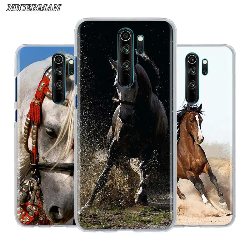 Жесткий чехол с лошадьми для Xiaomi Redmi Note 8T 7 8 Pro 9S 9 6 6A 7A 8A 9A 9C K20 K30 чехол|Бамперы| |