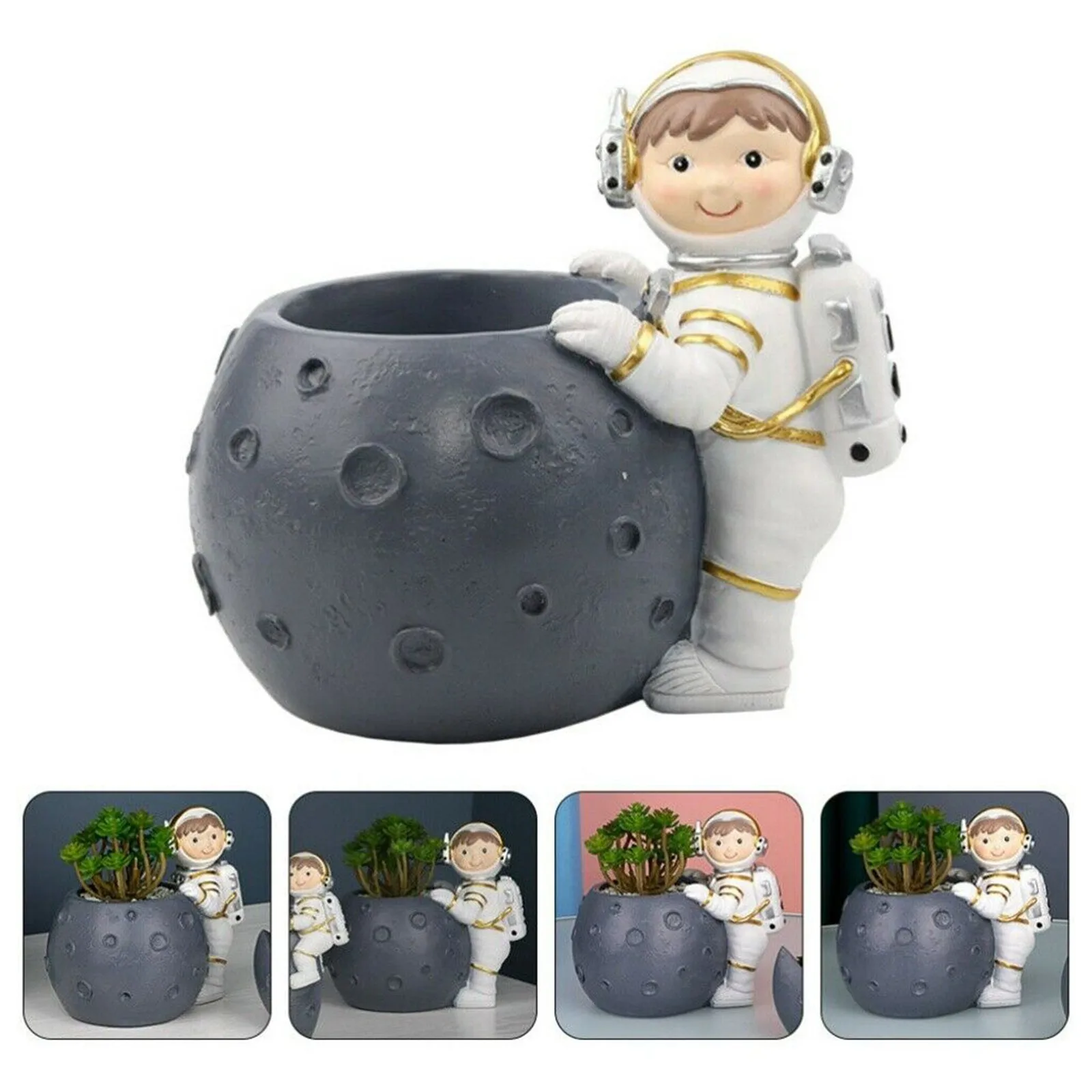 Новая модная кашпо для астронавтов статуэтка космического человека горшок