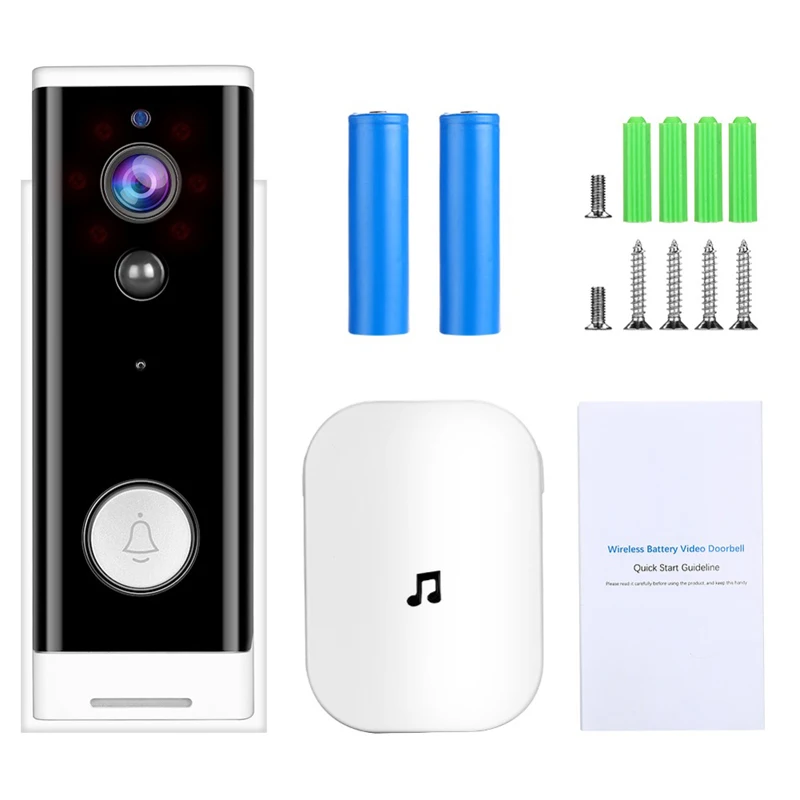 

Smart Doorbell Wifi Wireless Call Intercom Video-Eye 1080P HD 166 Degree View for Phone Home Security Cameras SmartDoorBell