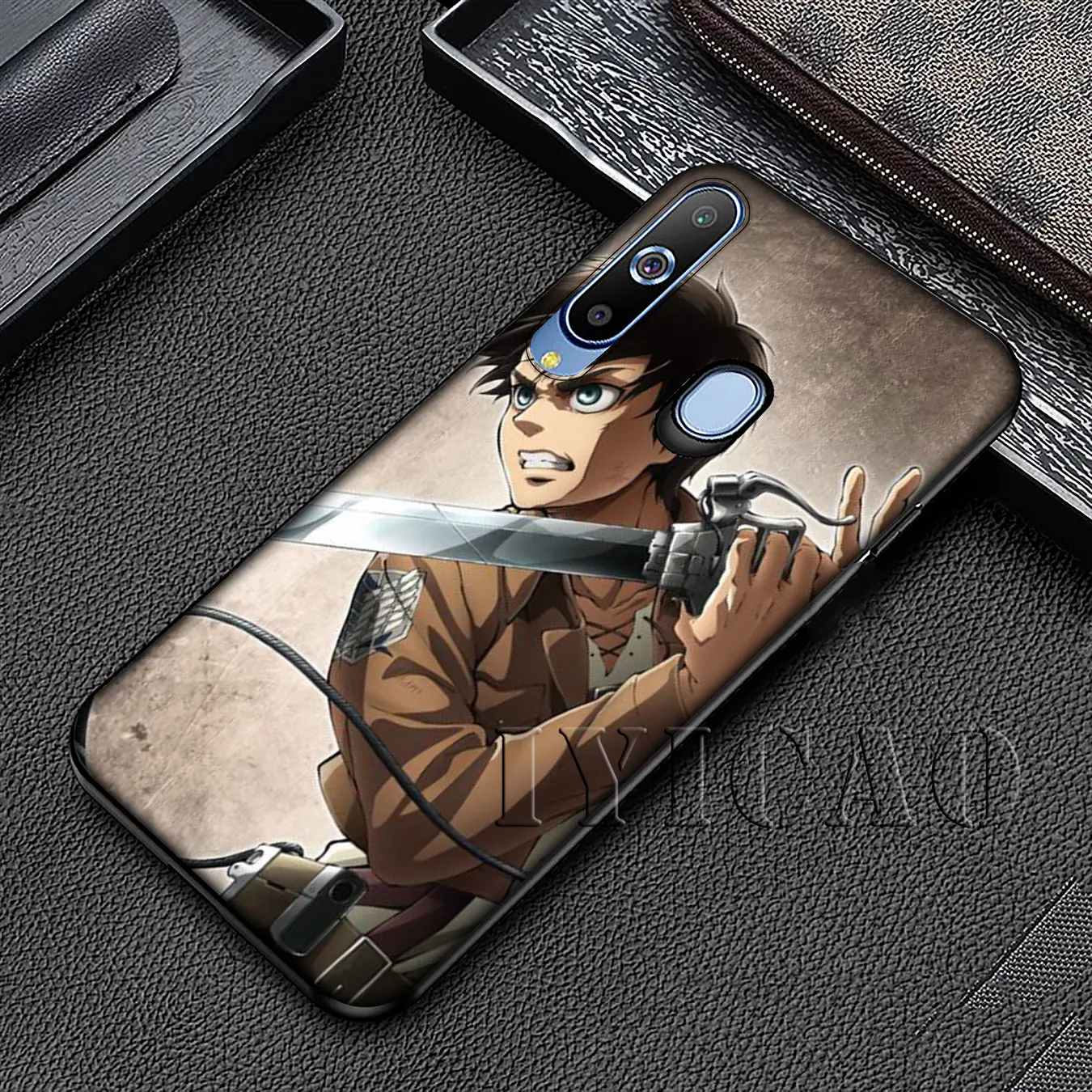 Мягкий силиконовый чехол IYICAO Attack on Titan Anime Eren Jaeger для Samsung Galaxy A70 A60 A50 A40 A30 A20 A10 M10 M20 M30