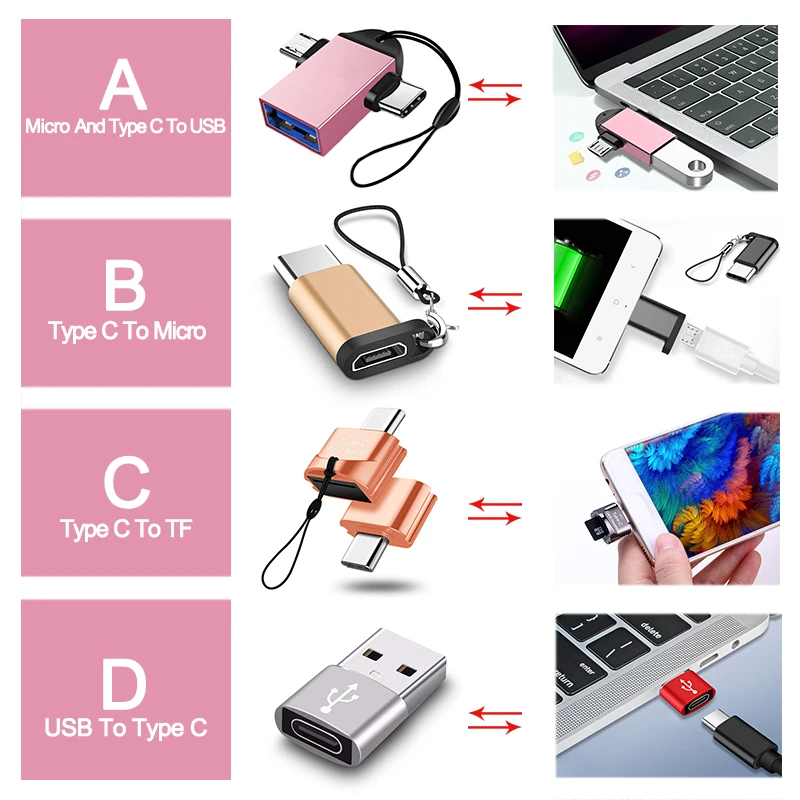 Переходник для кабеля USB Type-C папа-usb мама | Мобильные телефоны и аксессуары