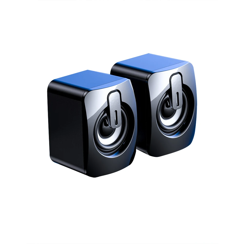 Компьютерная Колонка USB 5 В с объемным звуком мини сабвуфер музыкальная для