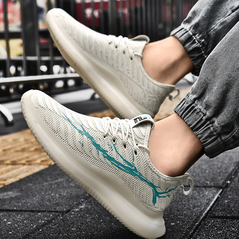 

Кроссовки мужские сетчатые, дышащие легсветильник, повседневная удобная обувь, вентиляция