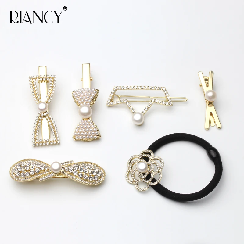 Заколка для волос с натуральным пресноводным белым жемчугом 2019|Украшения волос| |