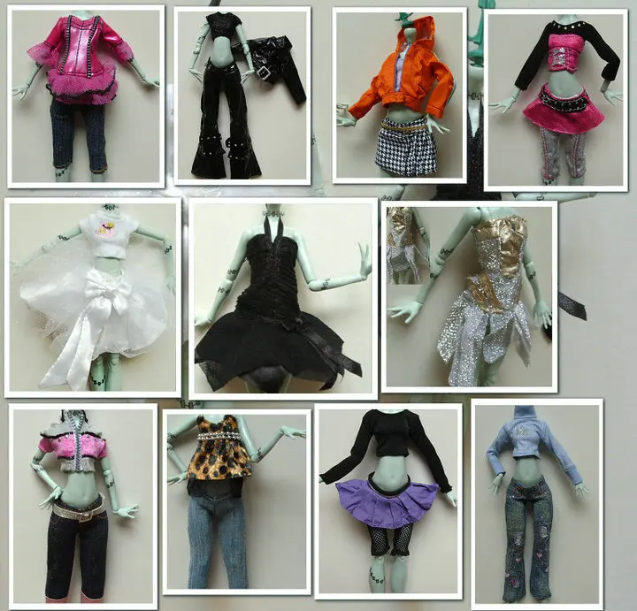 Оригинальные Монстры школьная одежда брюки юбка без головы 1 шт. сделай сам