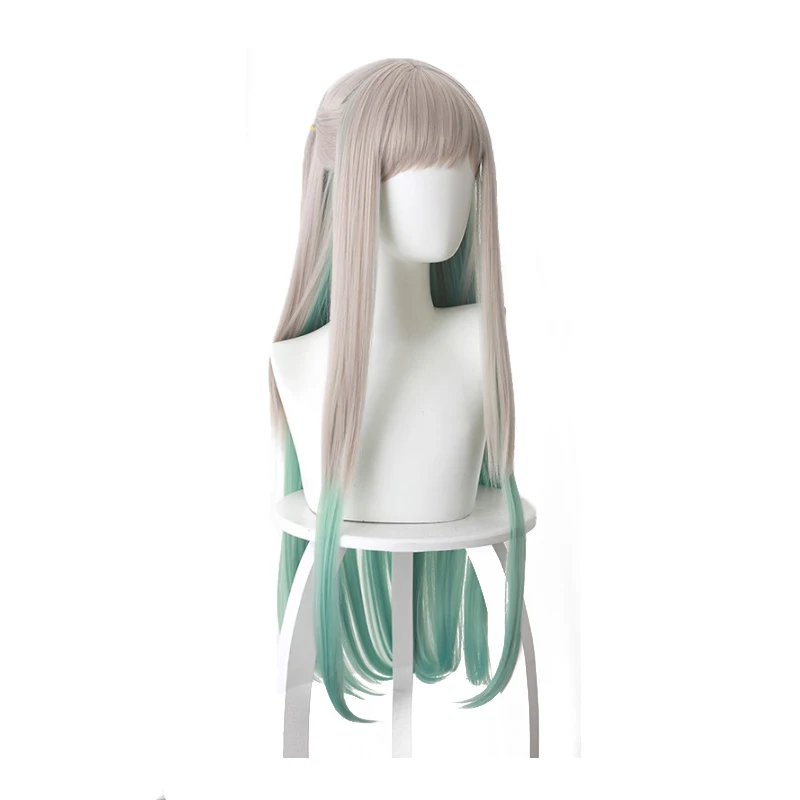 Парик для косплея Ханако кун из аниме комикс термостойкий синтетический с седыми