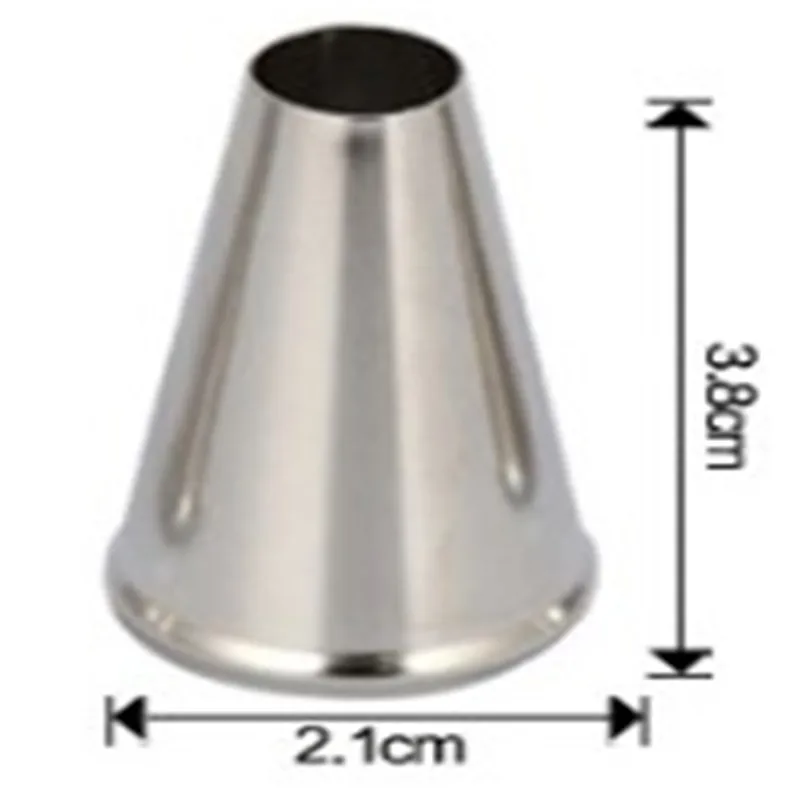 Тюльпан Цветок насадка для декорирования торта Нержавеющая сталь глазури