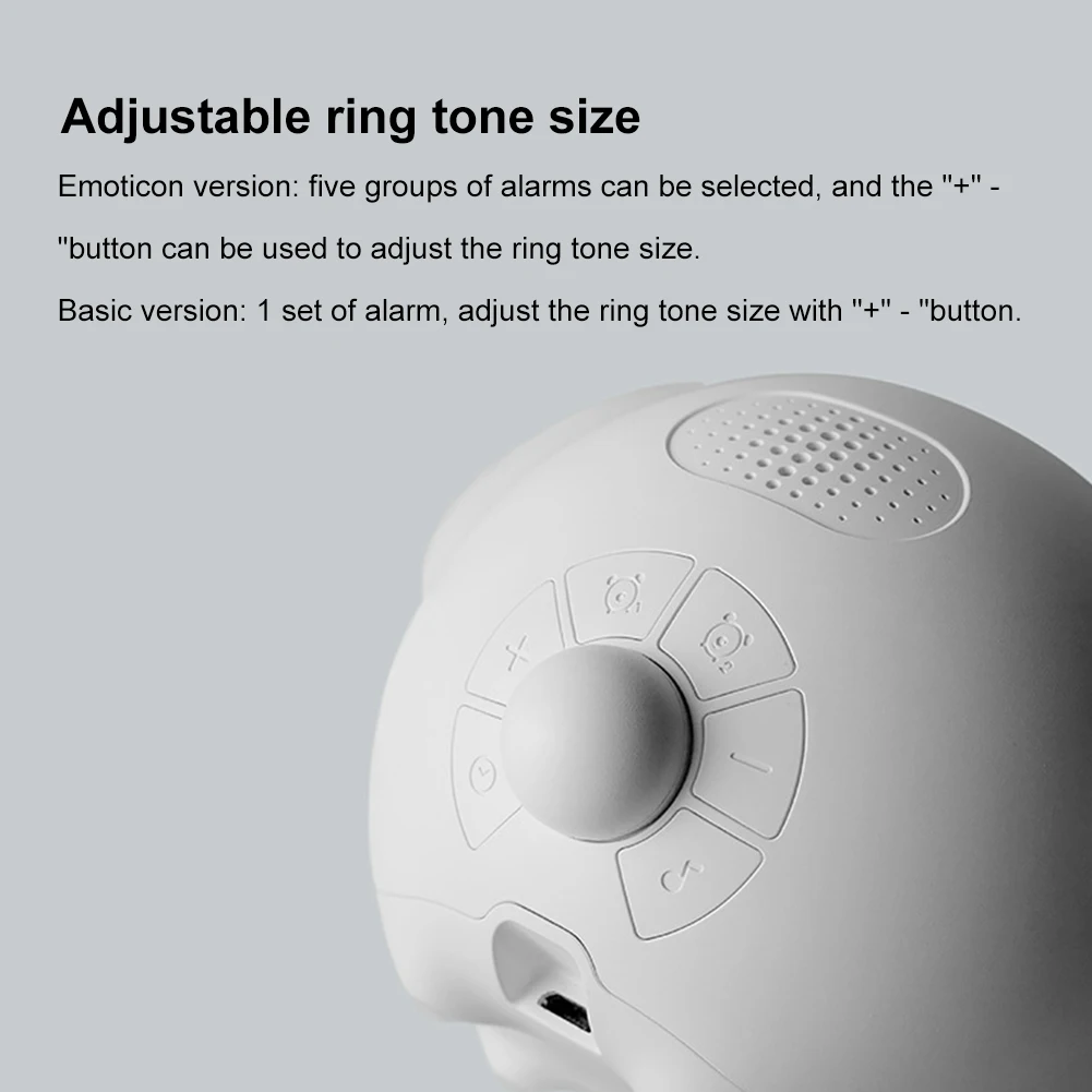 Пиксельный будильник Emoticon многофункциональный электронный с голосовым